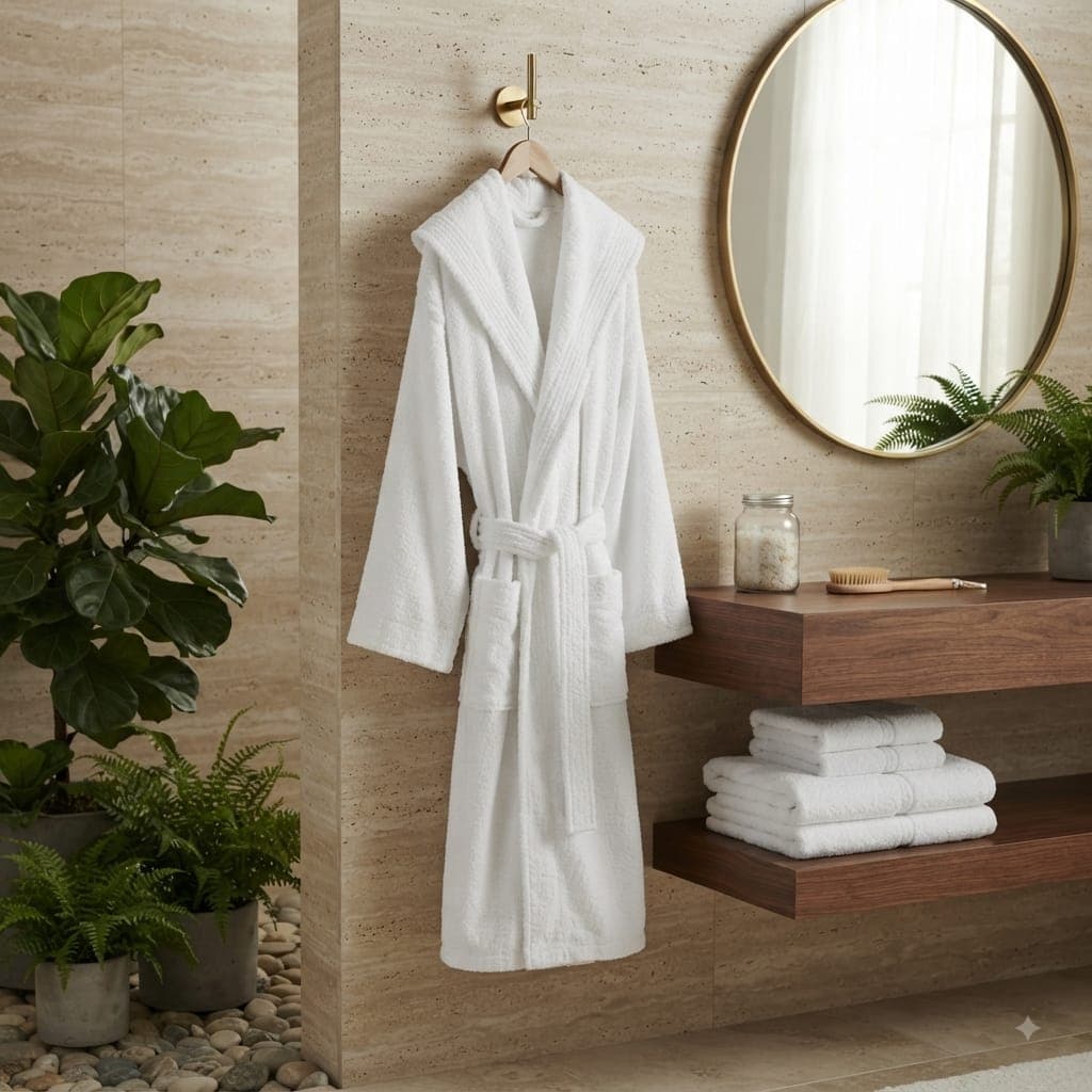 Accappatoio Milk And Honey Caledonia L Spugna di Cotone - 3