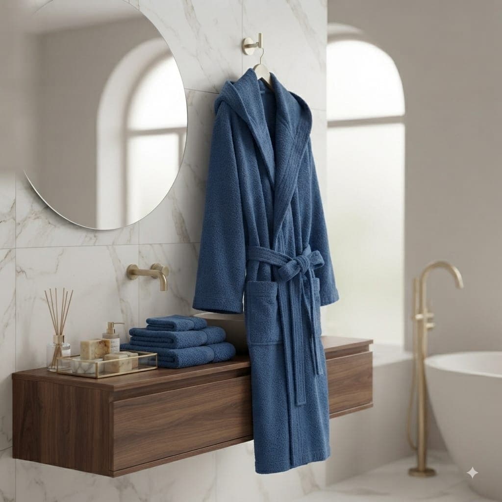 Accappatoio Milk And Honey Caledonia L Spugna di Cotone - 8