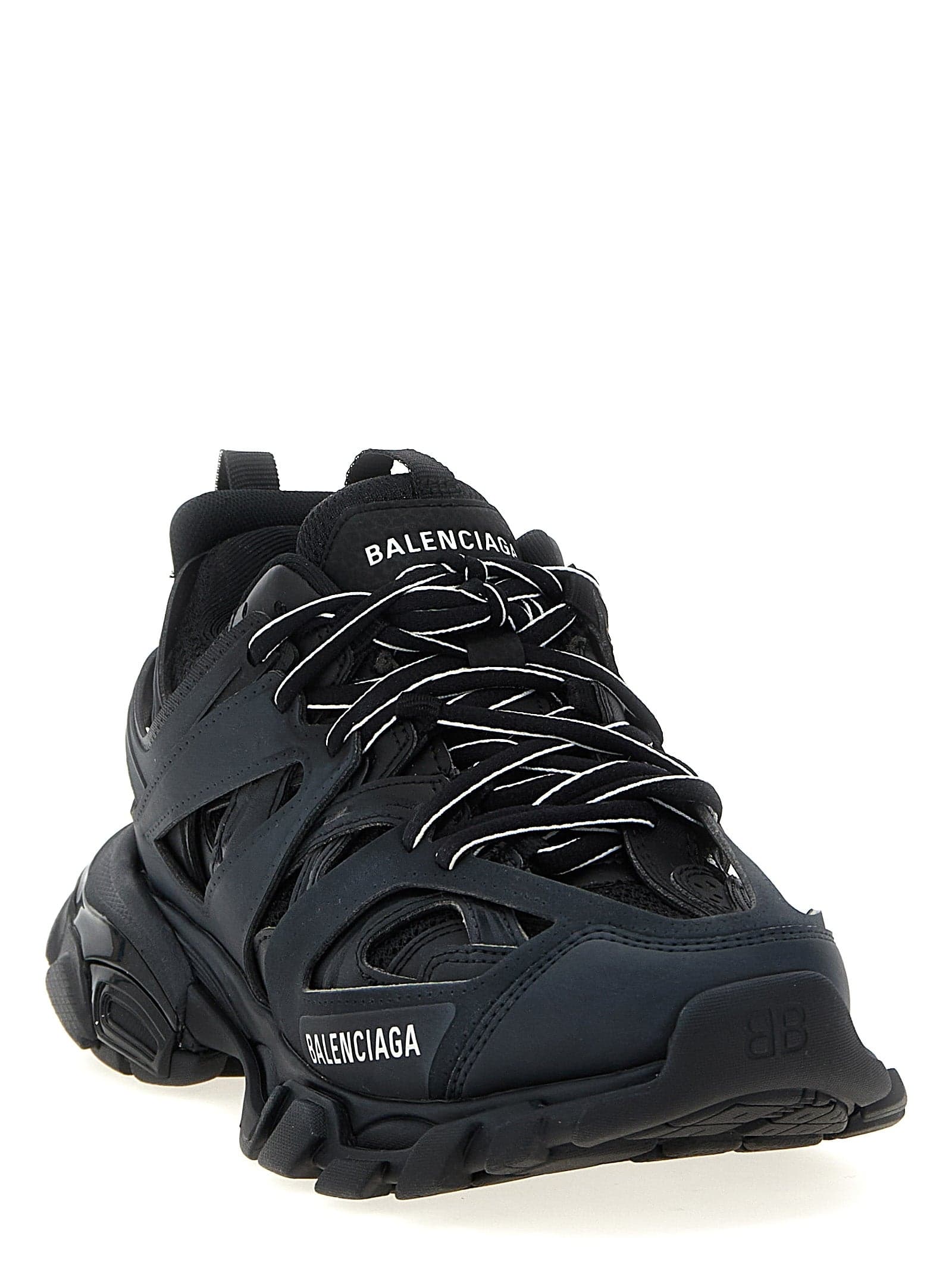 Balenciaga Black Polyethylene Athletic Sneakers - 2