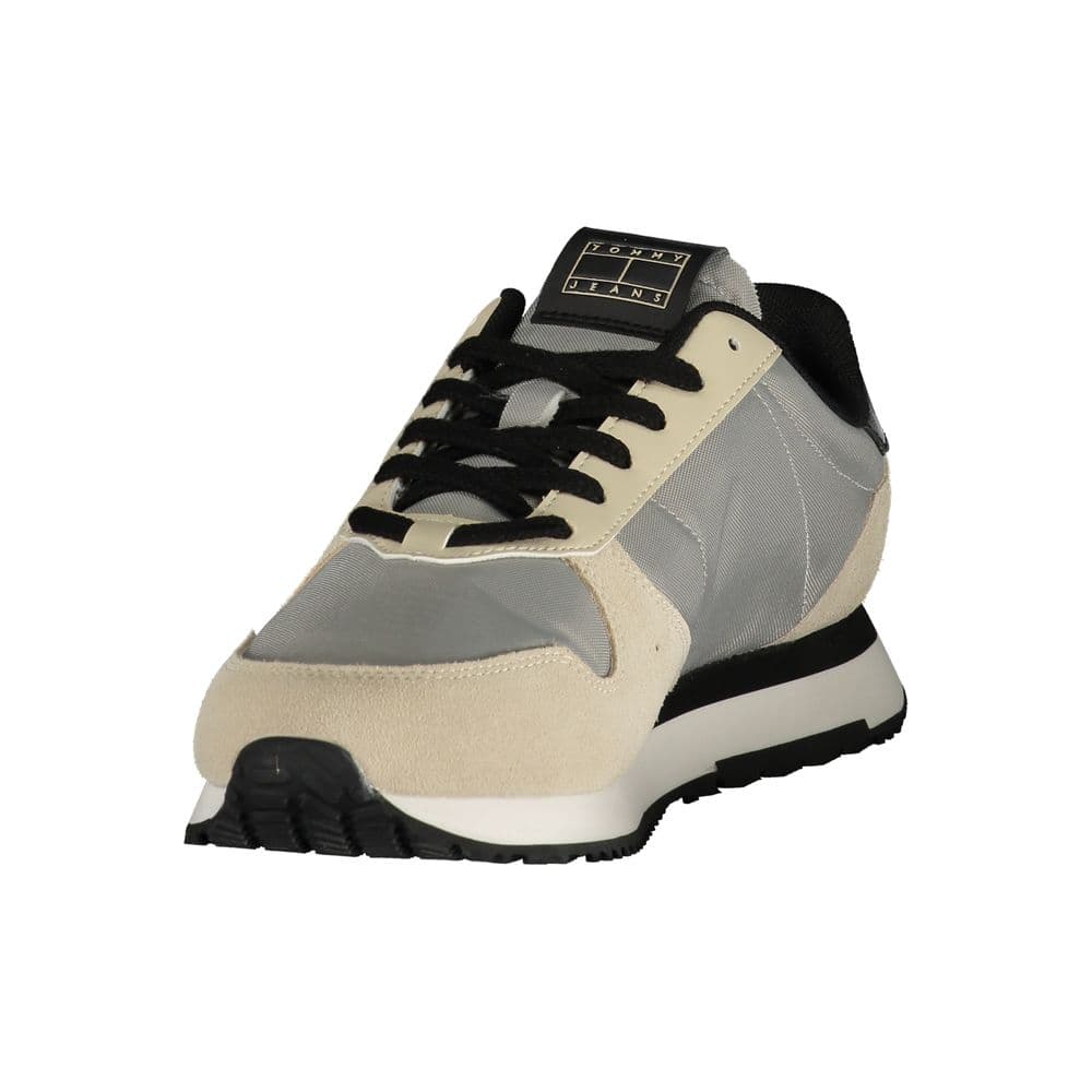 Tommy Hilfiger Grigio Leather Men Sneaker - 3