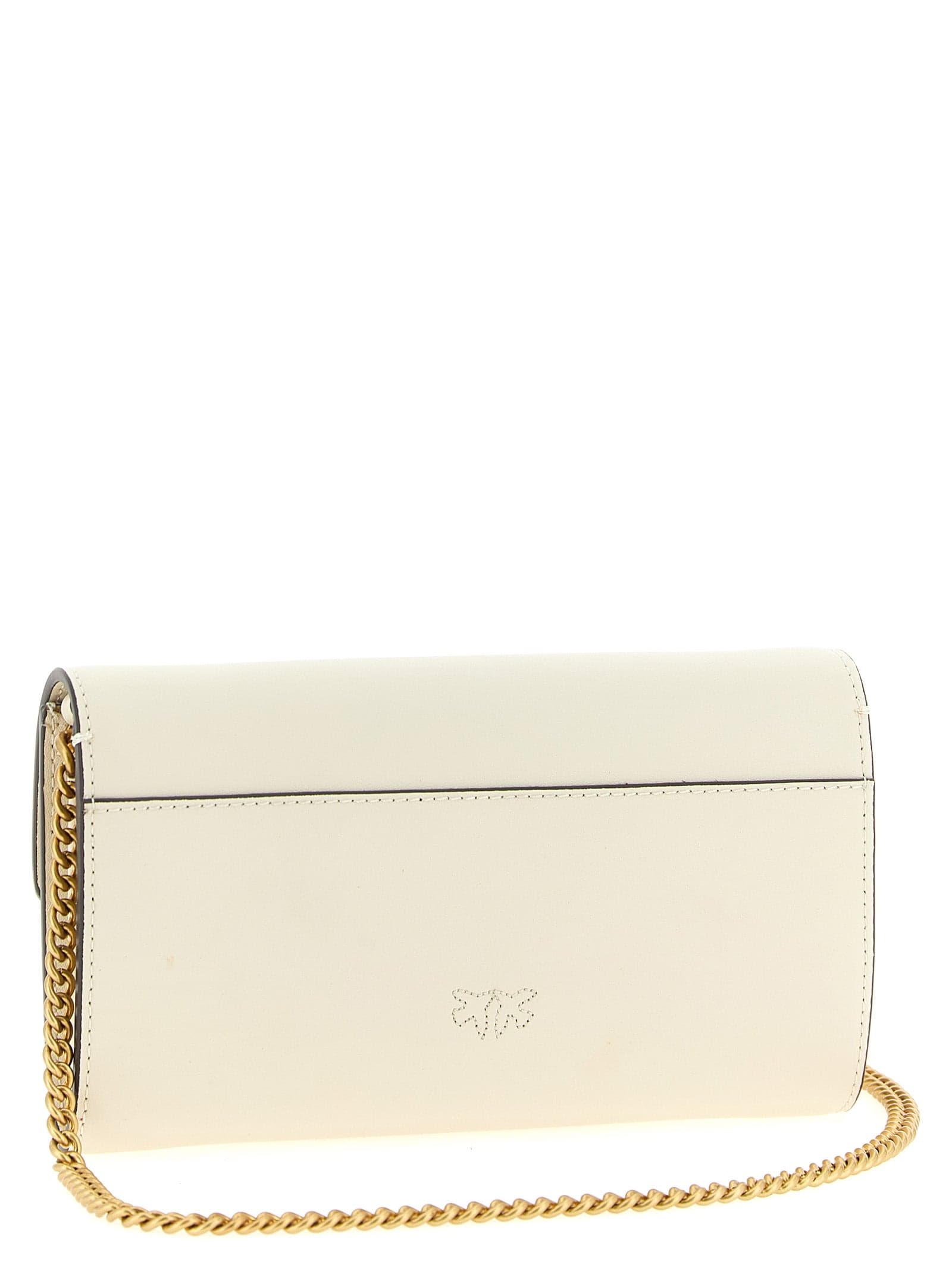 PINKO White Calfskin Cardholder - 2
