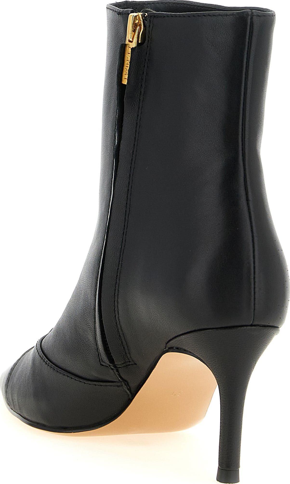 Twinset Black Leather Ankle Boots - 3