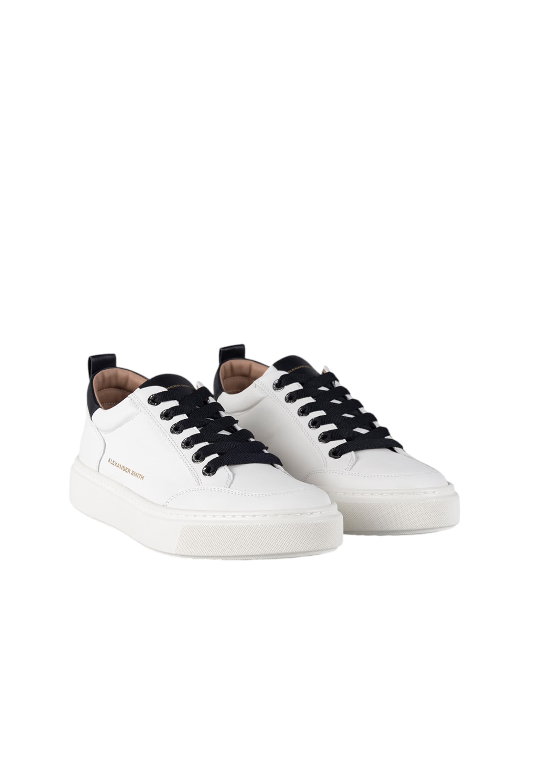 ALEXANDER SMITH asbcbdm-3297-wbk Alexander Smith Uomo Pelle Bianco - 2