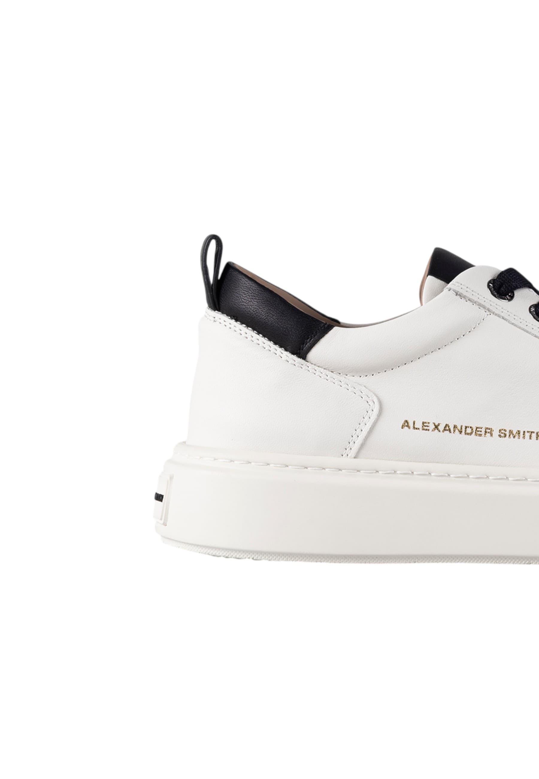 ALEXANDER SMITH asbcbdm-3297-wbk Alexander Smith Uomo Pelle Bianco - 3