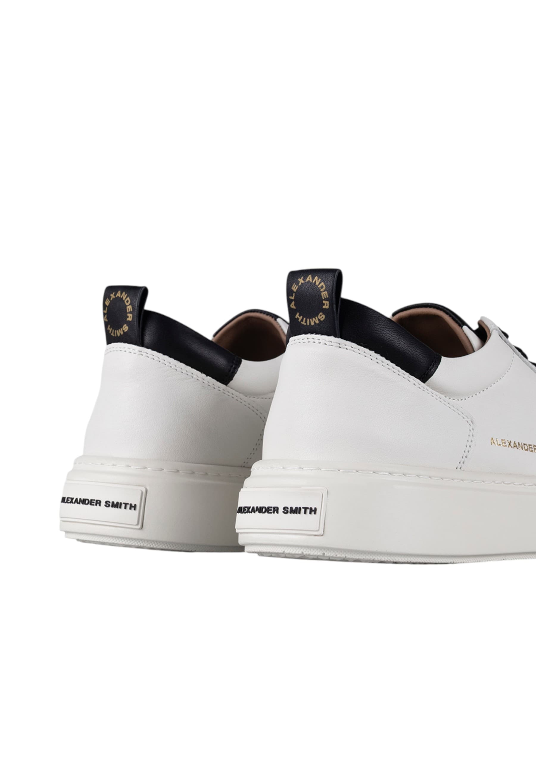 ALEXANDER SMITH asbcbdm-3297-wbk Alexander Smith Uomo Pelle Bianco - 4