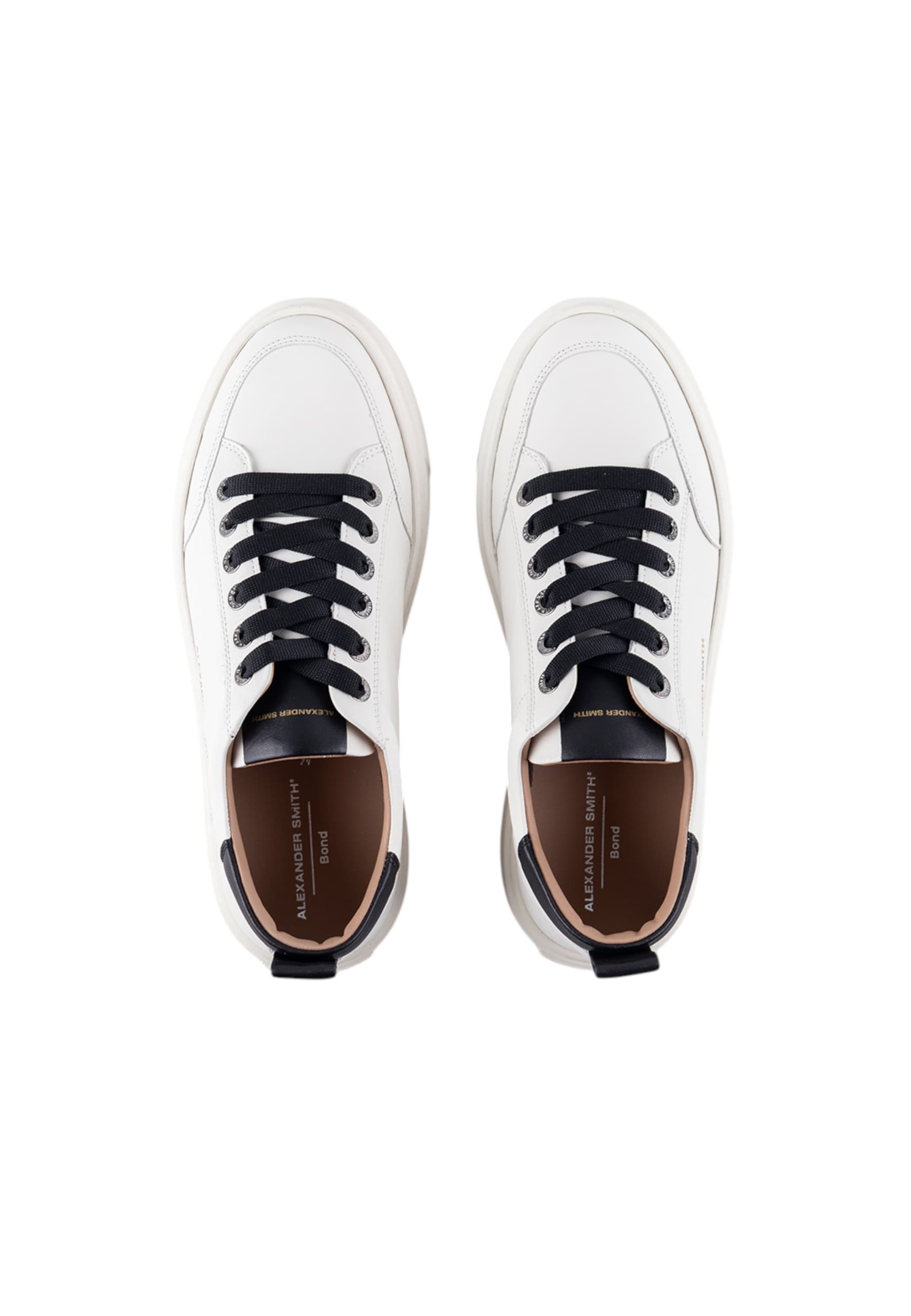 ALEXANDER SMITH asbcbdm-3297-wbk Alexander Smith Uomo Pelle Bianco - 5