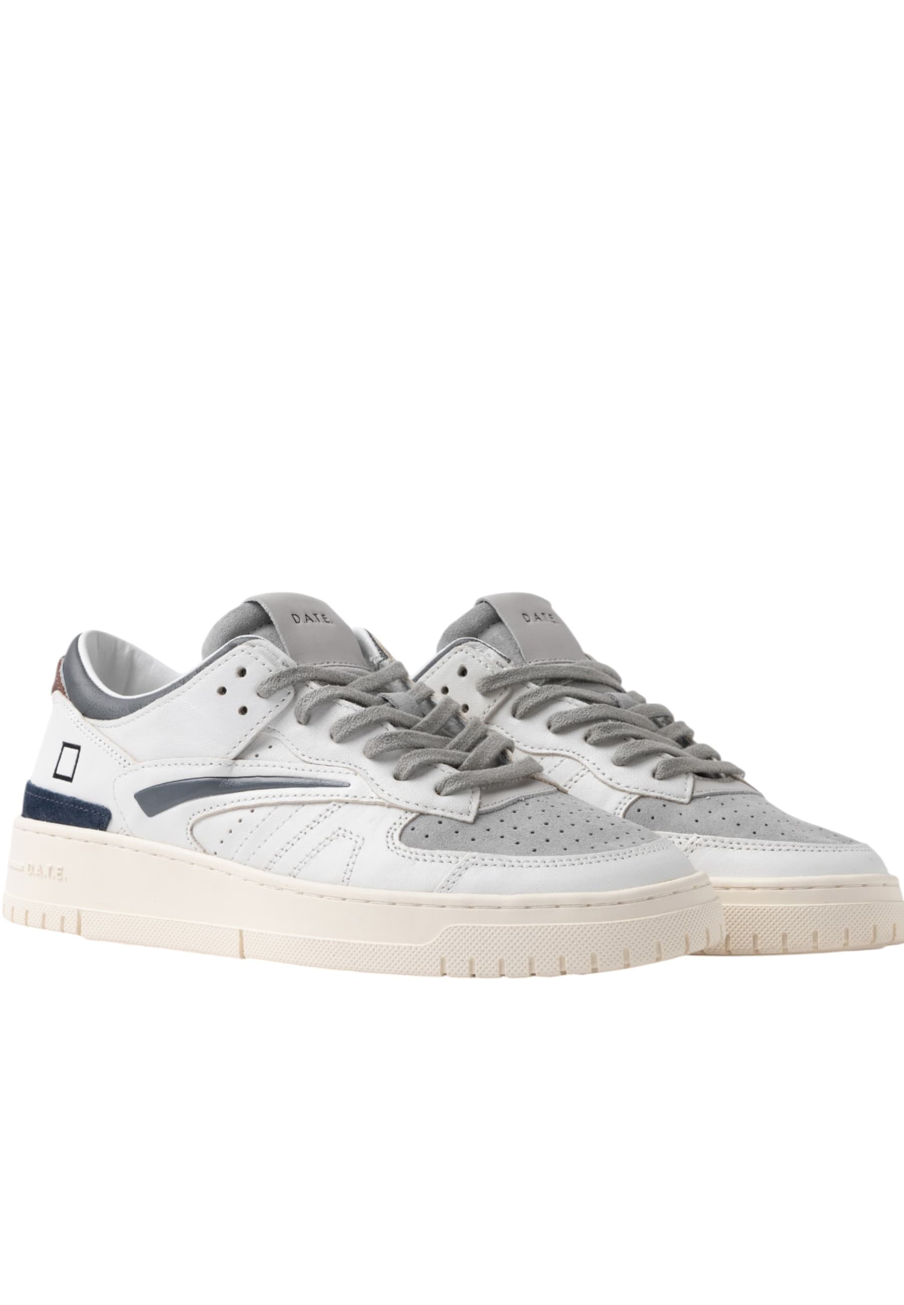 D.A.T.E. m431-to-co-wy DATE Uomo Pelle Bianco - 2