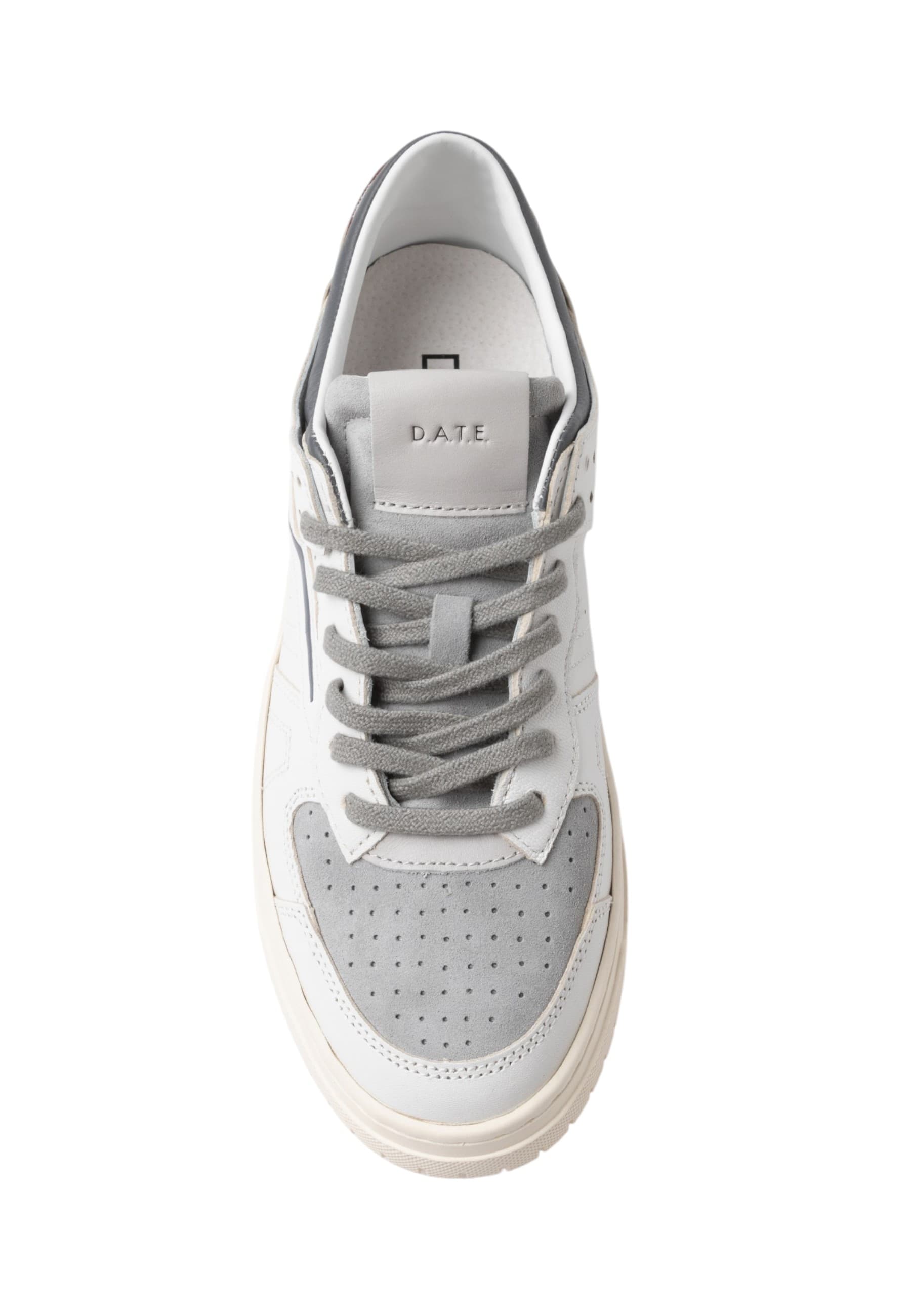 D.A.T.E. m431-to-co-wy DATE Uomo Pelle Bianco - 4