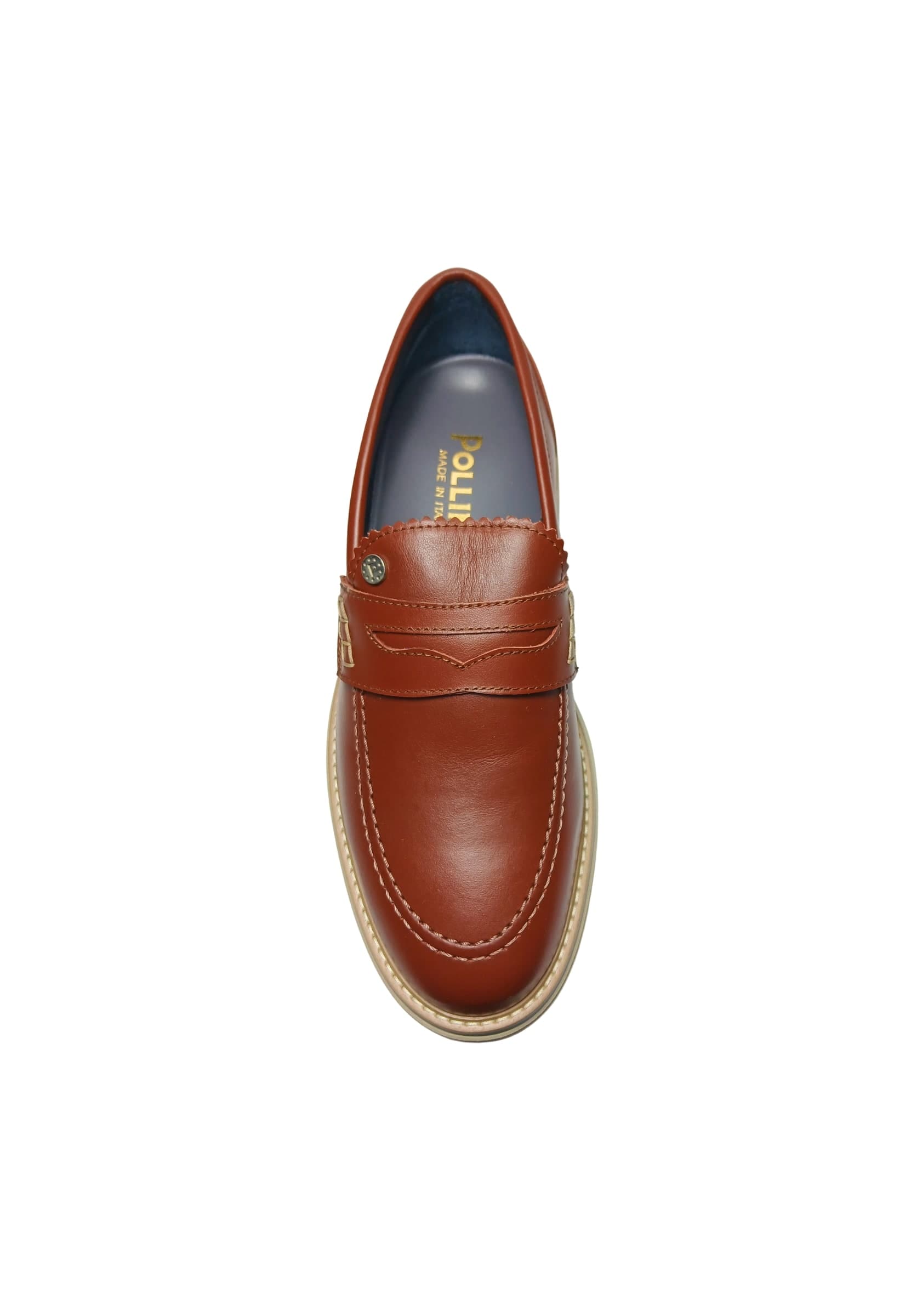 POLLINI PB10383G9EVIT300 Pollini Uomo Pelle Marrone - 3
