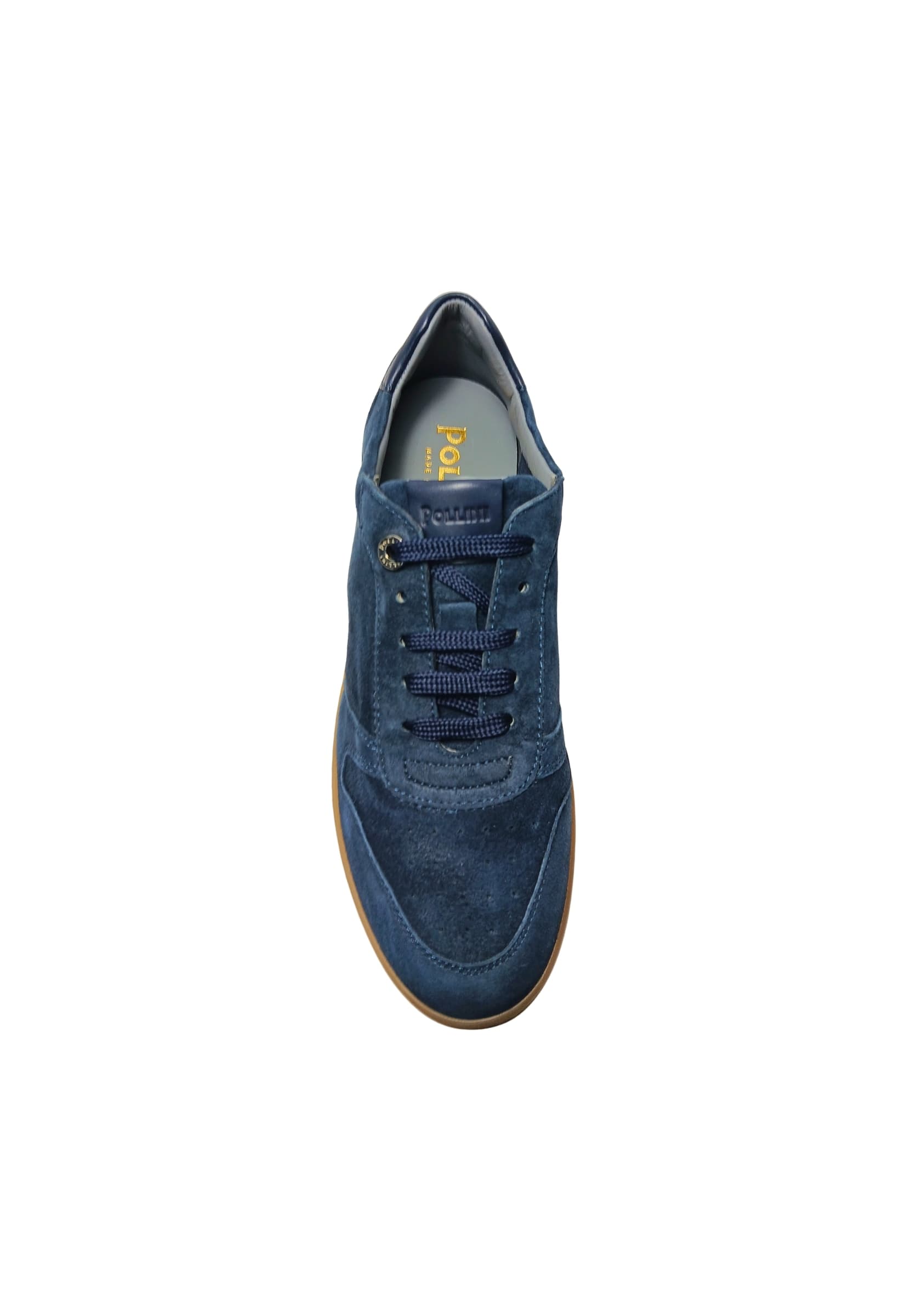 POLLINI PB15053G9ECAM750 Pollini Uomo Camoscio Blu - 4