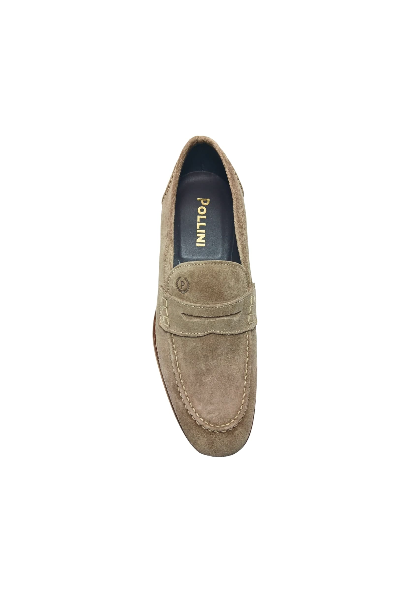POLLINI PB10182G9ECAM218 Pollini Uomo Camoscio Grigio - 4