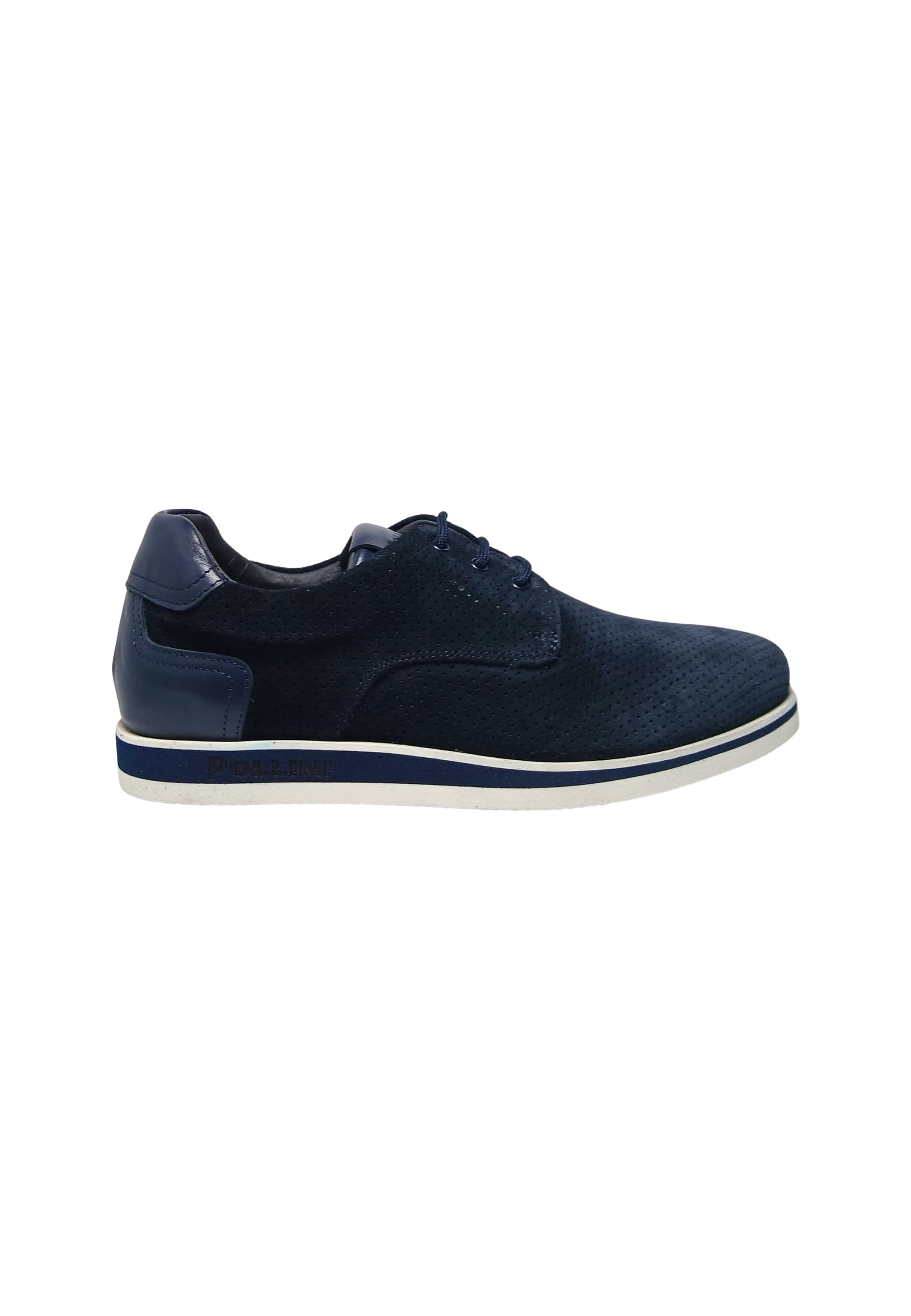 POLLINI PB10342G9ECFV75A Pollini Uomo Camoscio Blu - 6