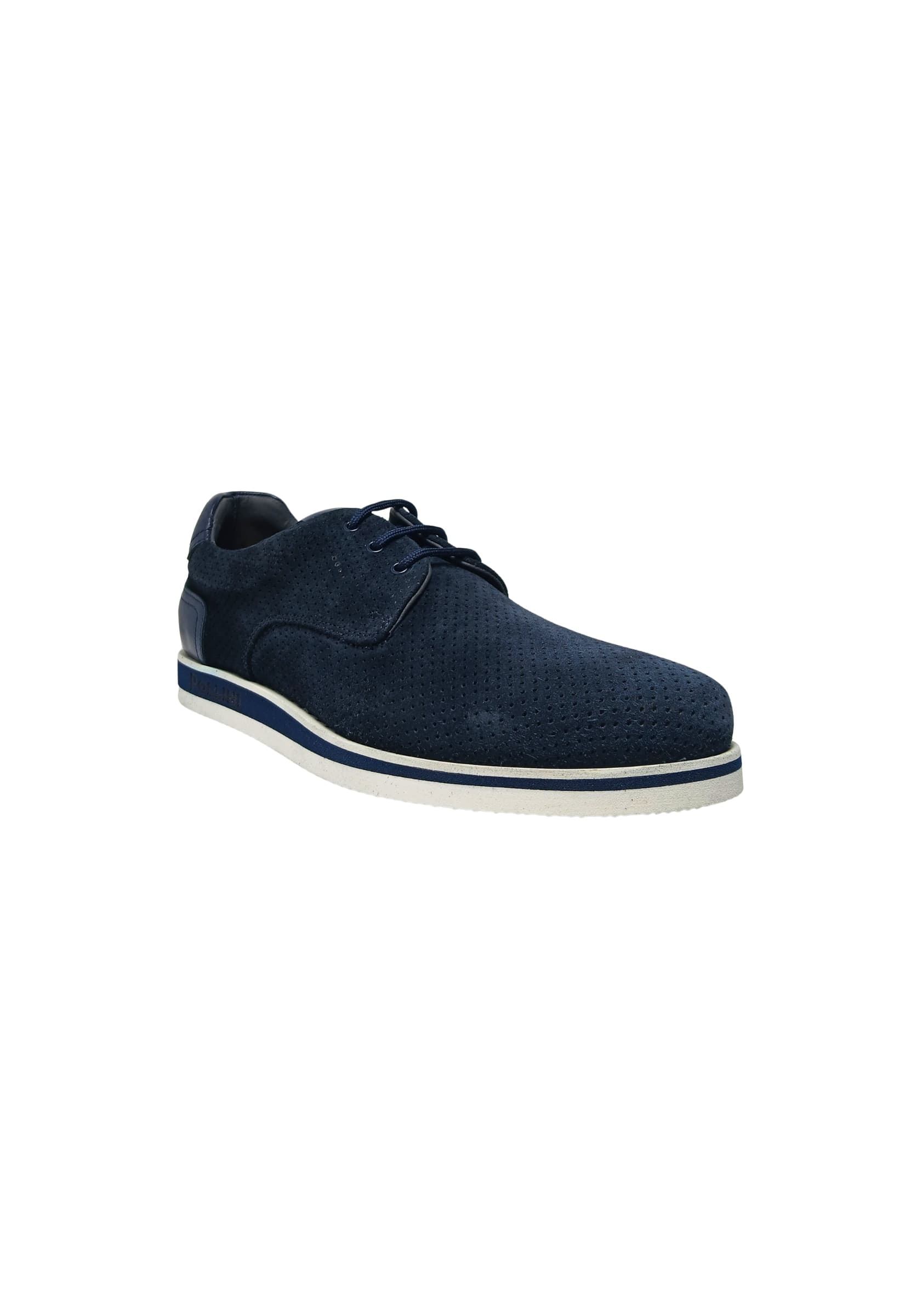 POLLINI PB10342G9ECFV75A Pollini Uomo Camoscio Blu - 2