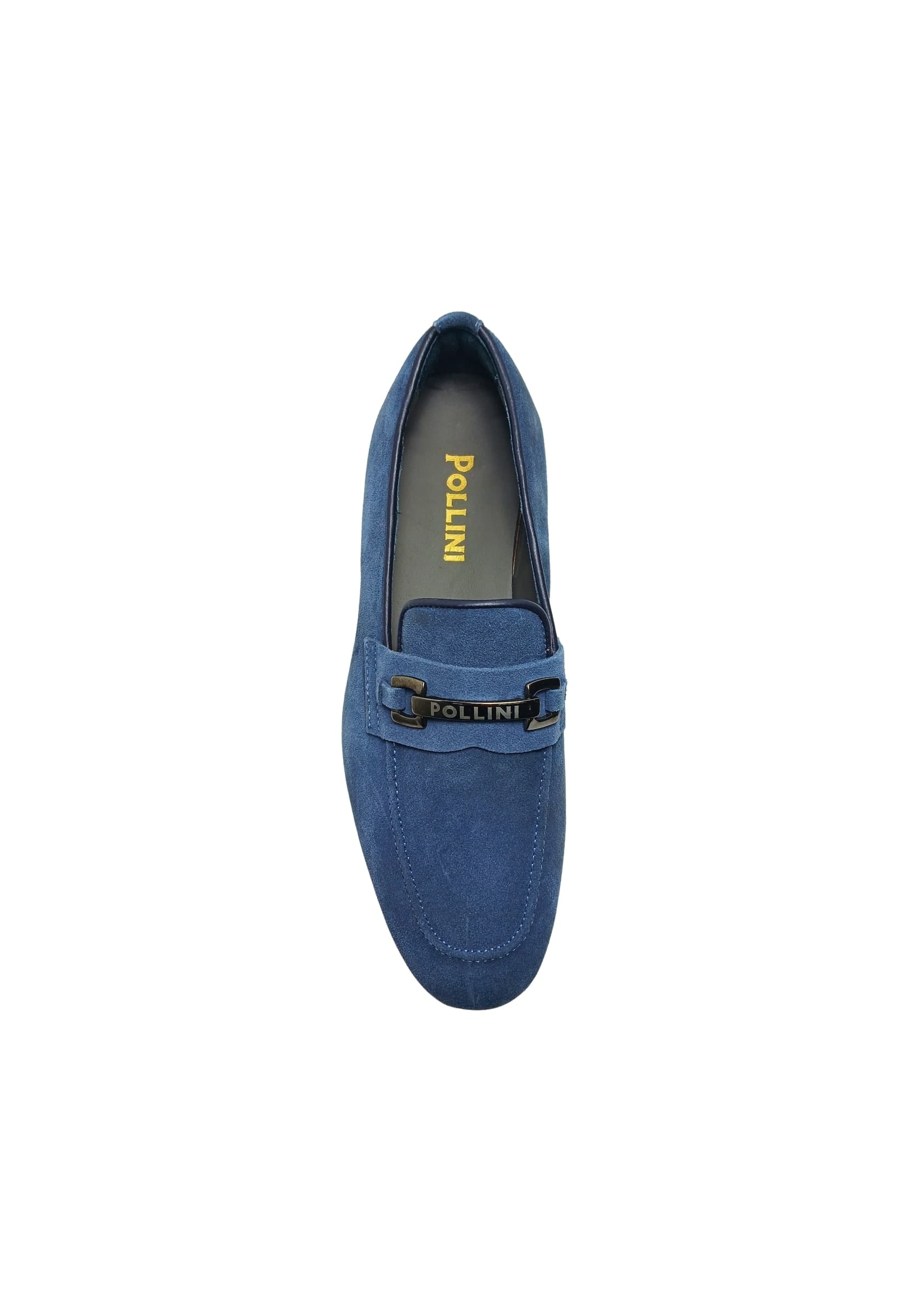 POLLINI pb10052m9ecam709 Pollini Uomo Camoscio Blu - 3
