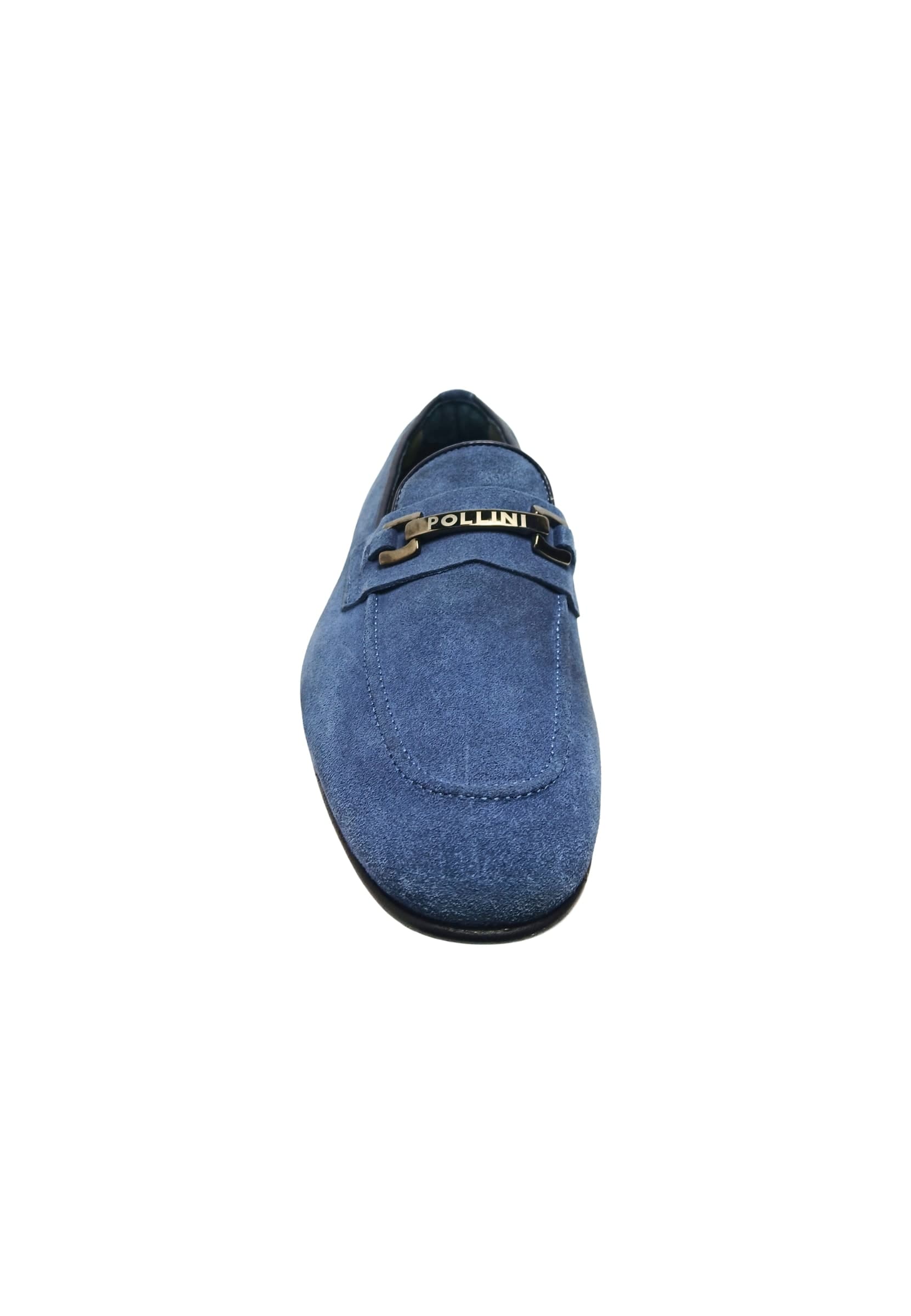 POLLINI pb10052m9ecam709 Pollini Uomo Camoscio Blu - 4