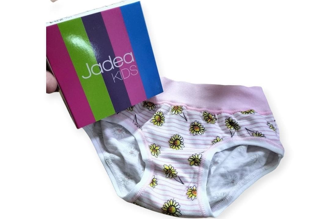 Slip Jadea Kids Art 254 – Cotone Elasticizzato con Disegno Margherite - 3