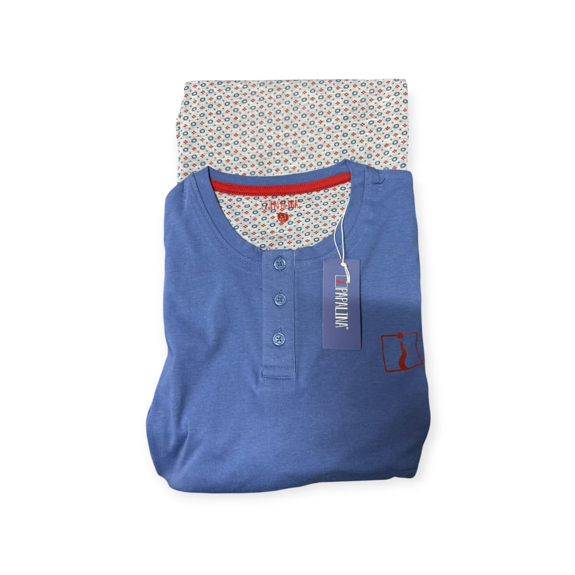 Pigiama Uomo Jersey Papalina Linea Tiny – Comfort Sportivo e Stile Casual - 2