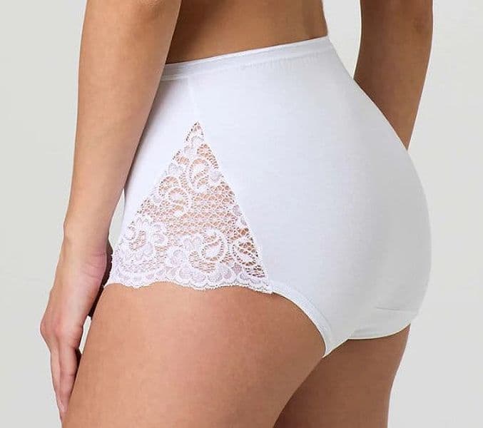 Culotte Donna in Cotone Elasticizzato con Pizzo Laterale – Articolo 07 - 2