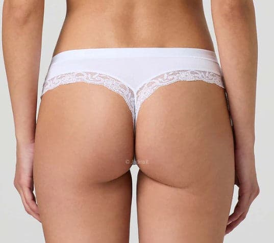 Perizoma Donna in Cotone Modal con Fascia e Pizzo – Articolo 519 - 4