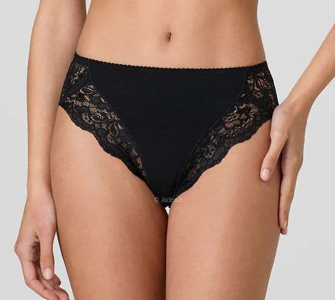 Slip Donna in Cotone Modal con Bordo Smerlato e Pizzo – Articolo 530 - 1