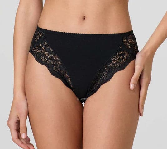 Slip Donna in Cotone Modal con Bordo Smerlato e Pizzo – Articolo 530 - 1