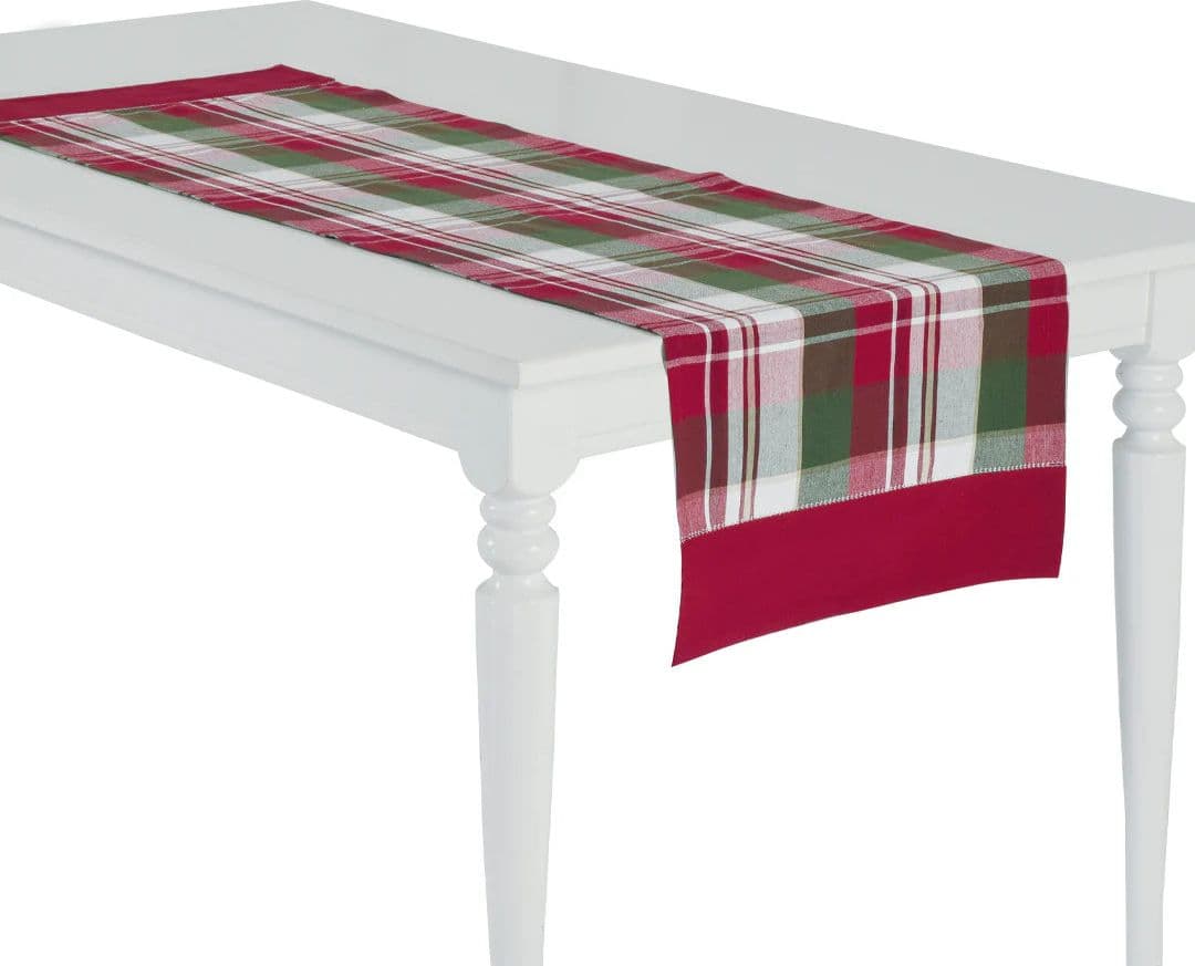 Runner Preziosa Home Alaska – 40x140 cm in Twill di Cotone con Stampa Digitale Tartan