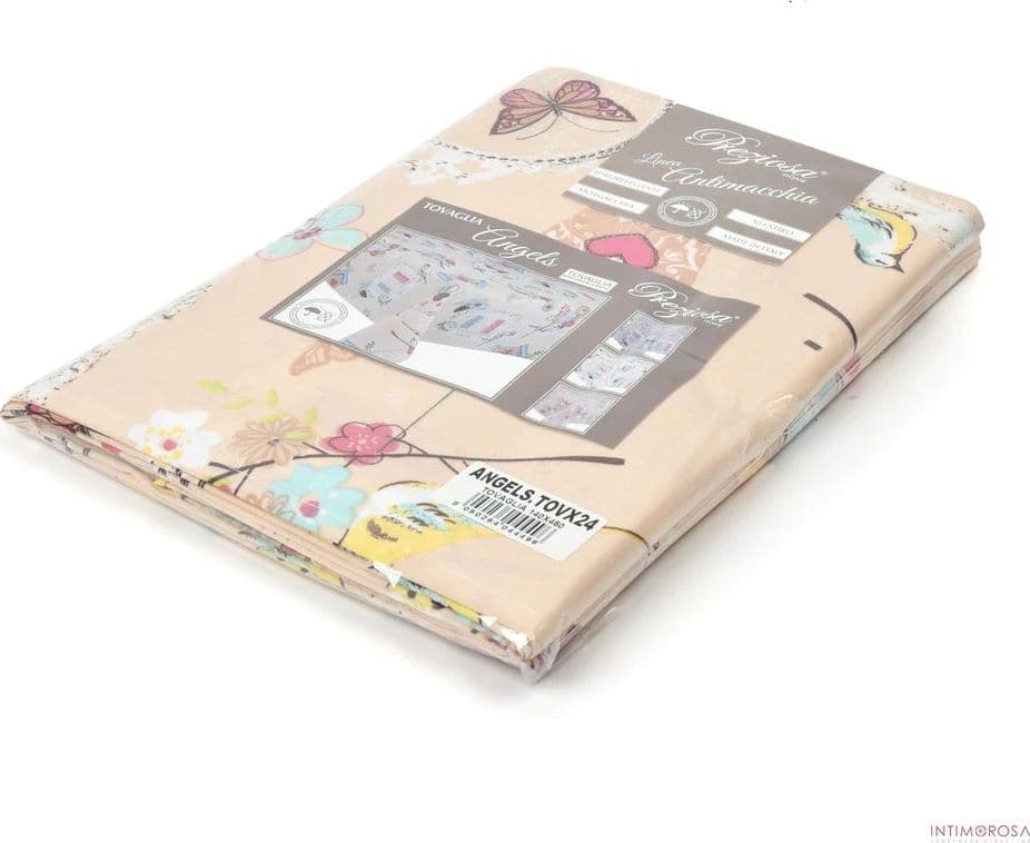 Tovaglia Antimacchia e Idrorepellente Preziosa Angels Home – 24 Posti 140x450 cm – Design Colorato - 2