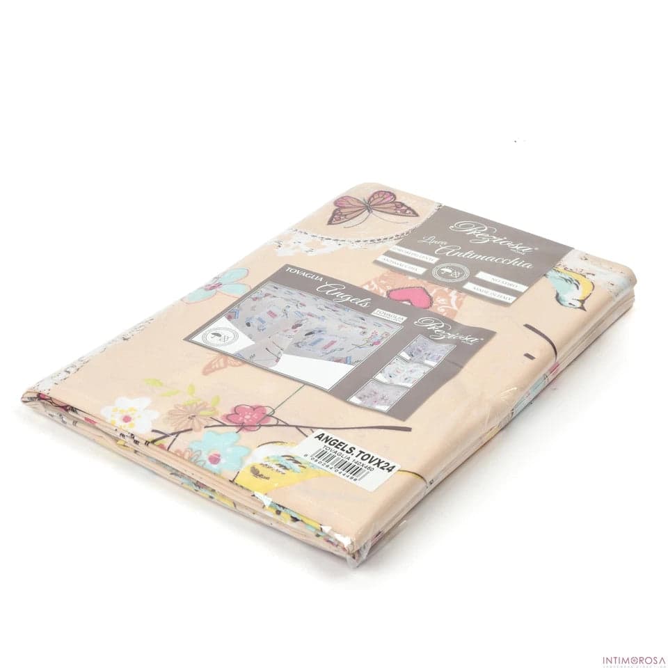 Tovaglia Antimacchia e Idrorepellente Preziosa Angels Home – 24 Posti 140x450 cm – Design Colorato - 2