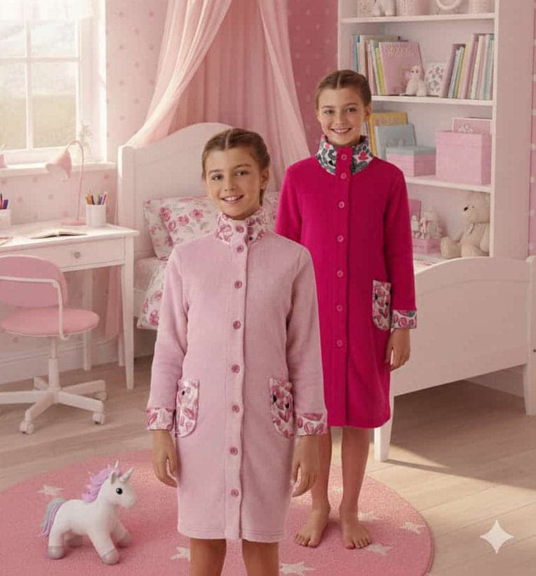 Vestaglia Bimba Karelpiù Coral KF7263VLG – Modello a Cuori
