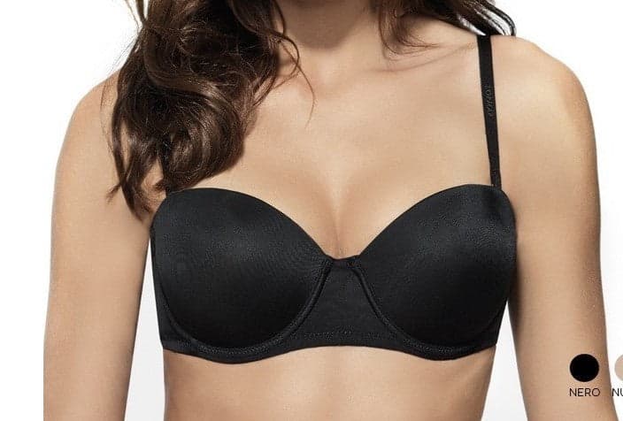 Reggiseno Lormar Pura Fascia Graduata con Spalline Staccabili - 4