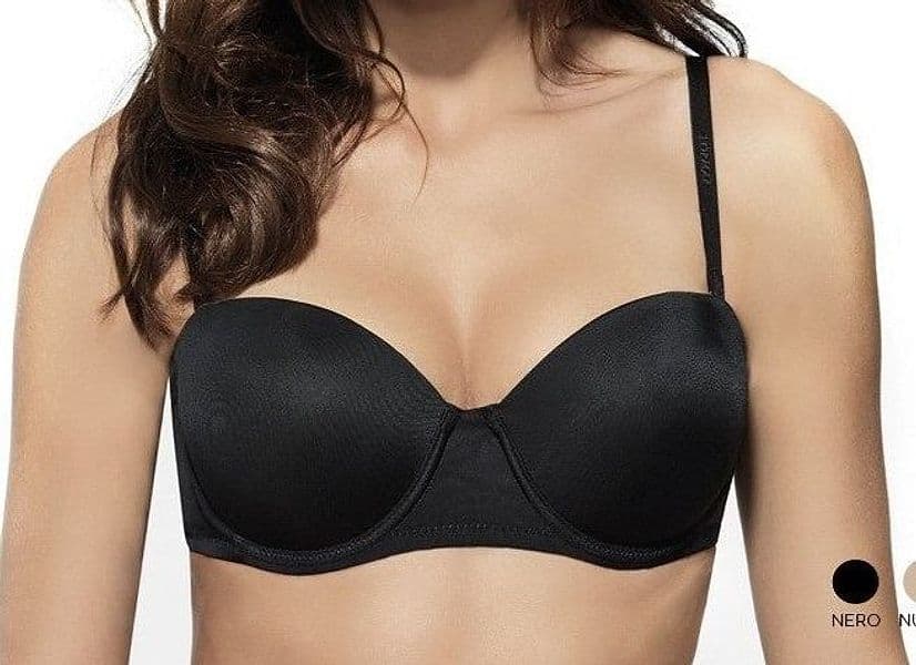Reggiseno Lormar Pura Fascia Graduata con Spalline Staccabili - 2