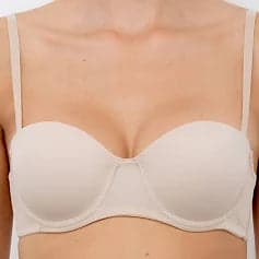 Reggiseno Lormar Pura Fascia Graduata con Spalline Staccabili - 3