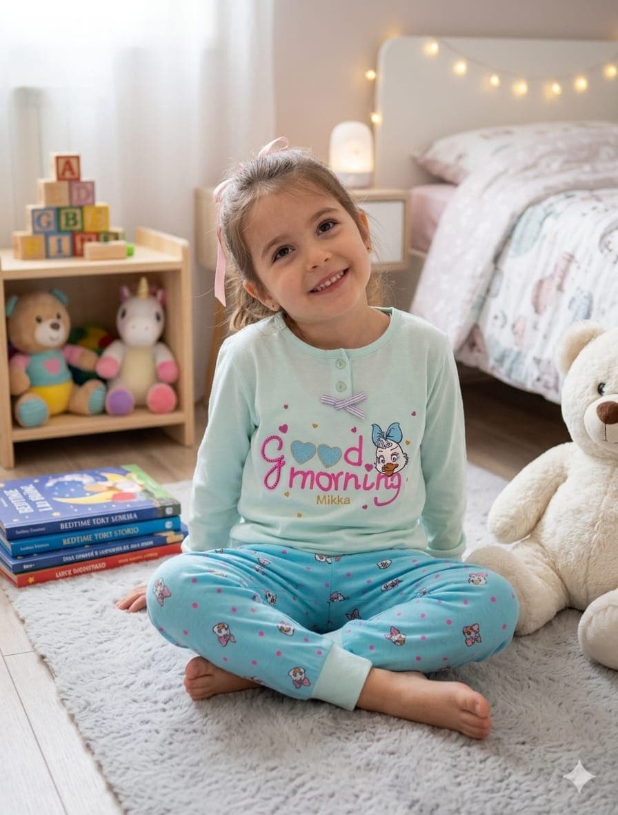 Pigiama Bimba Lungo Serafino Irge Primavera – Art. IKL534 - 2