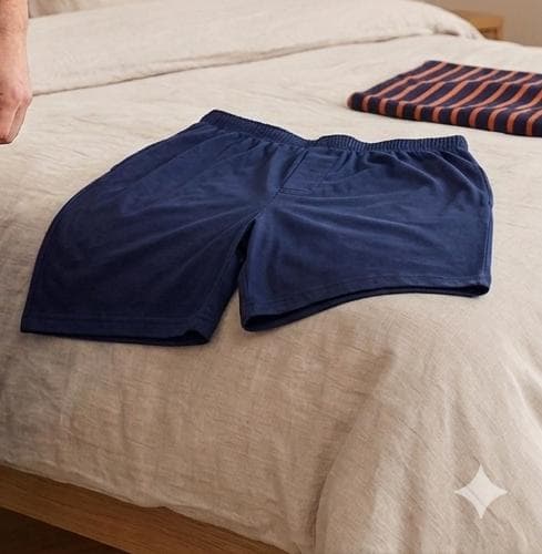 Pigiama Uomo Vanuè 3 Pezzi in Cotone Louis con T-shirt, Pantalone e Pantaloncino - 2