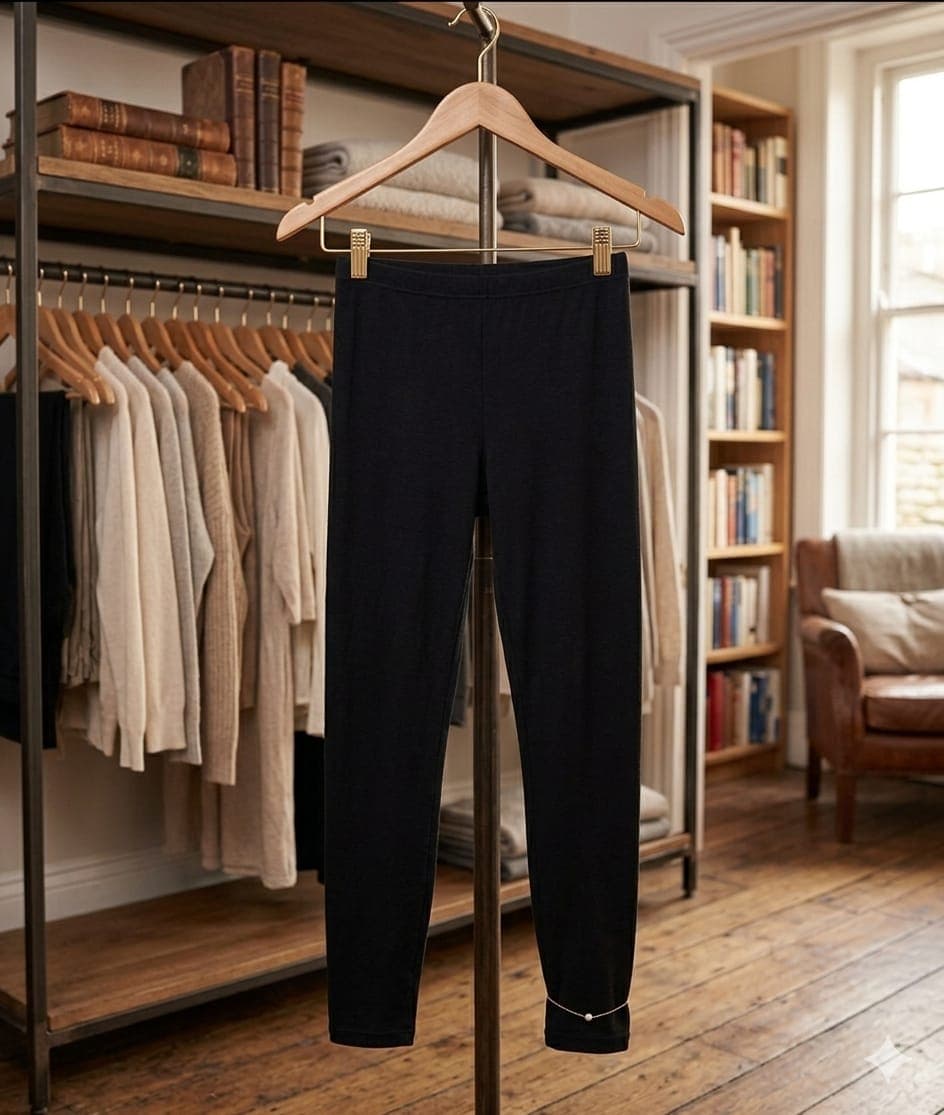 Leggings Donna Jadea Lunghi Art. 4265 in Fresco Cotone Stretch - 2