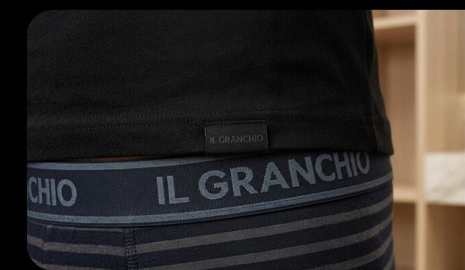 Coordinato Uomo Il Granchio Underwear in Cotone con T-shirt e Boxer - 3