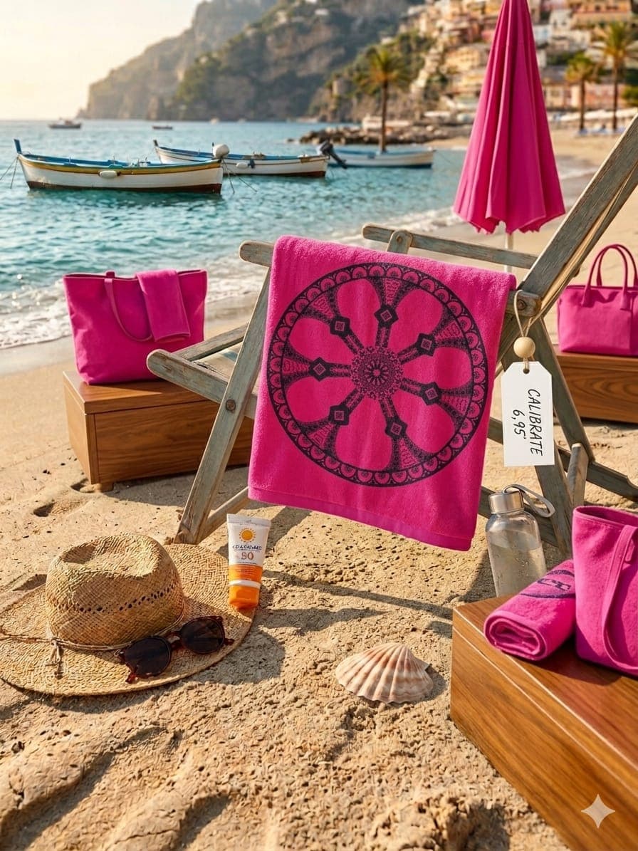 Telo Mare in Spugna Jacquard 75x150 cm Varianti Assortite - 16