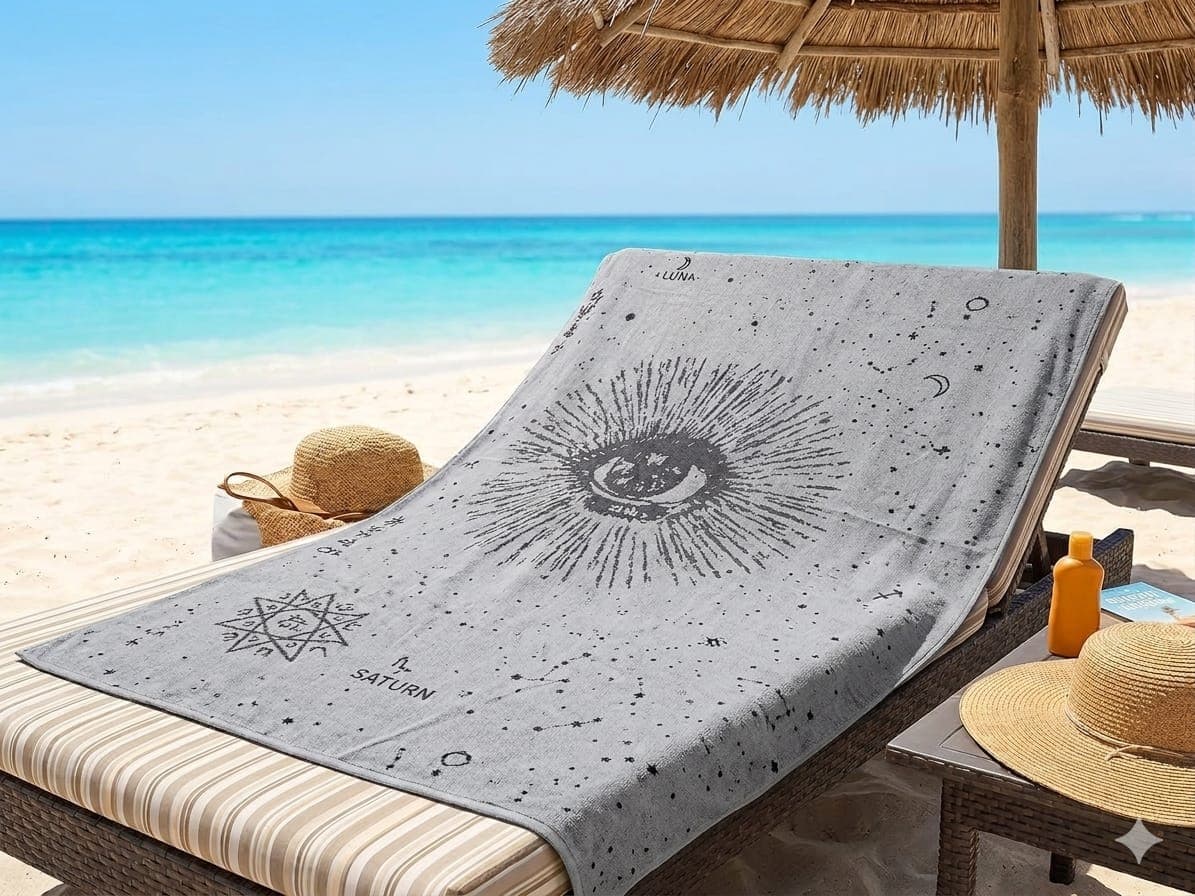 Telo Mare in Spugna Jacquard 75x150 cm Varianti Assortite - 18