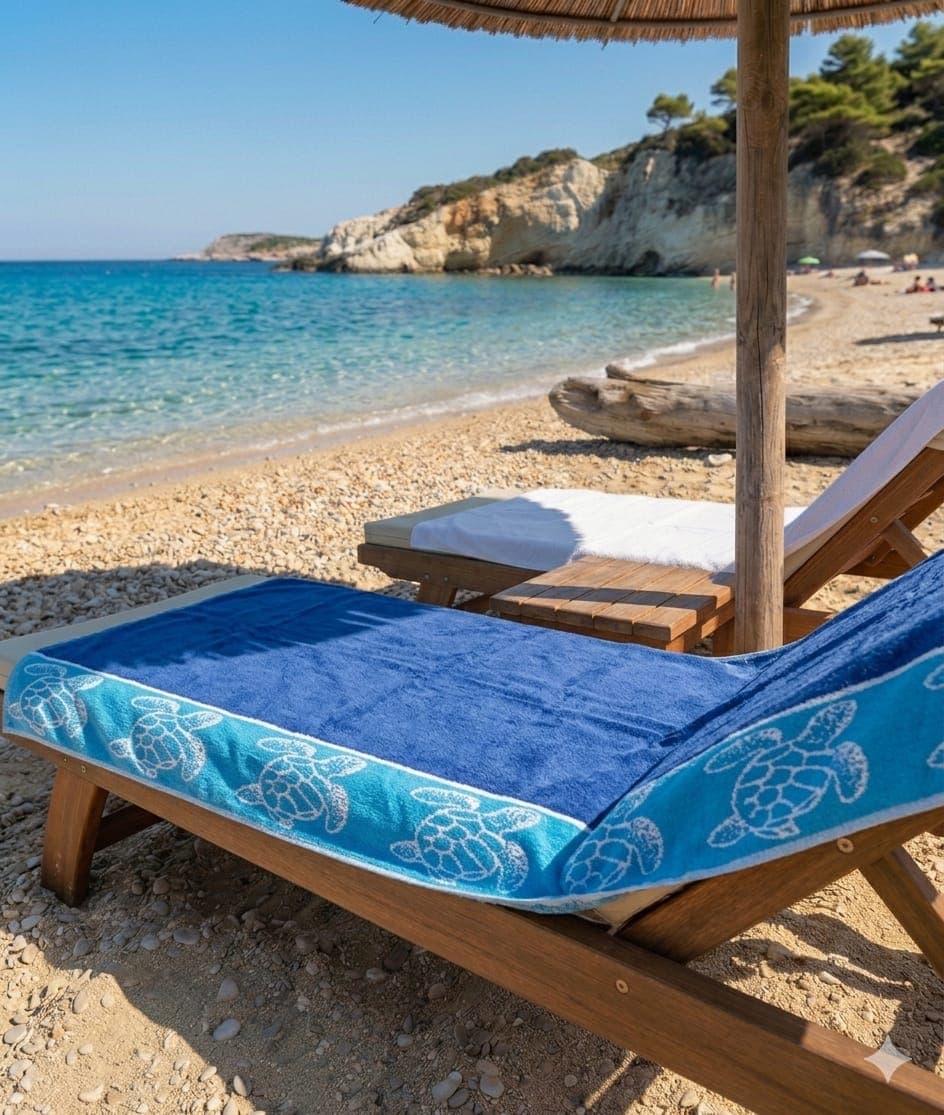 Telo Mare in Spugna Jacquard 75x150 cm Varianti Assortite - 8