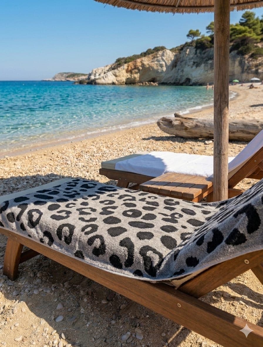 Telo Mare in Spugna Jacquard 75x150 cm Varianti Assortite - 9