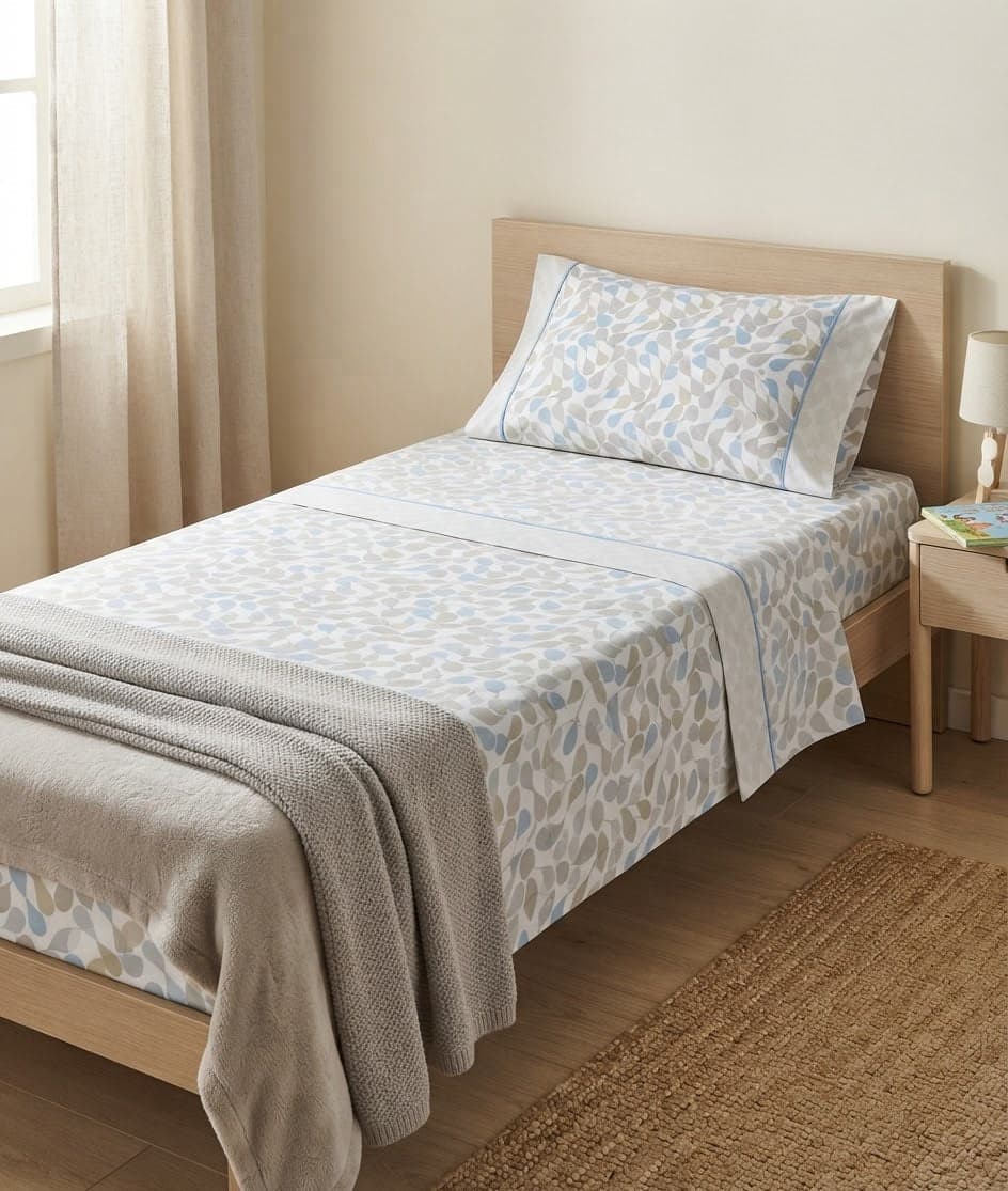 Completo Lenzuola Singolo Tessier Varianti Assortite in Cotone - 13