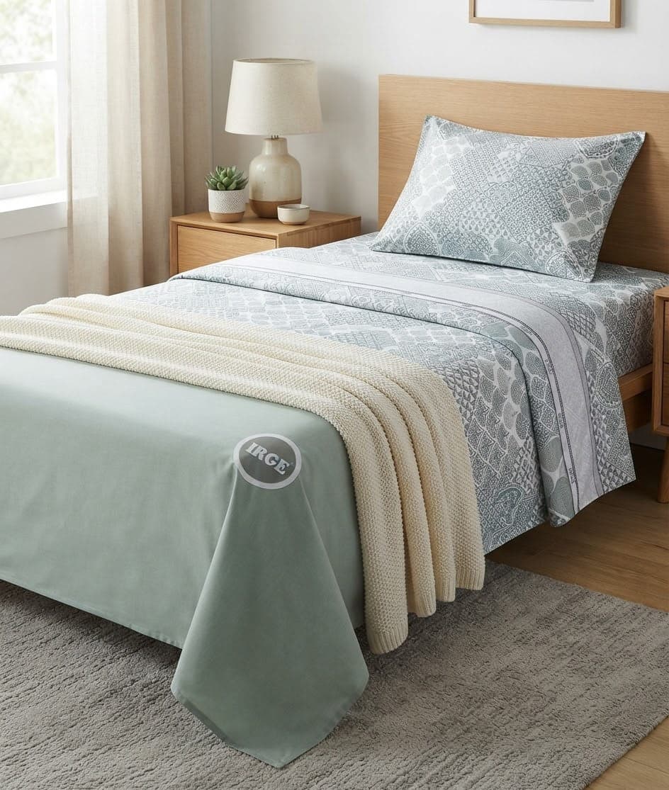 Completo Lenzuola Singolo Tessier Varianti Assortite in Cotone - 17