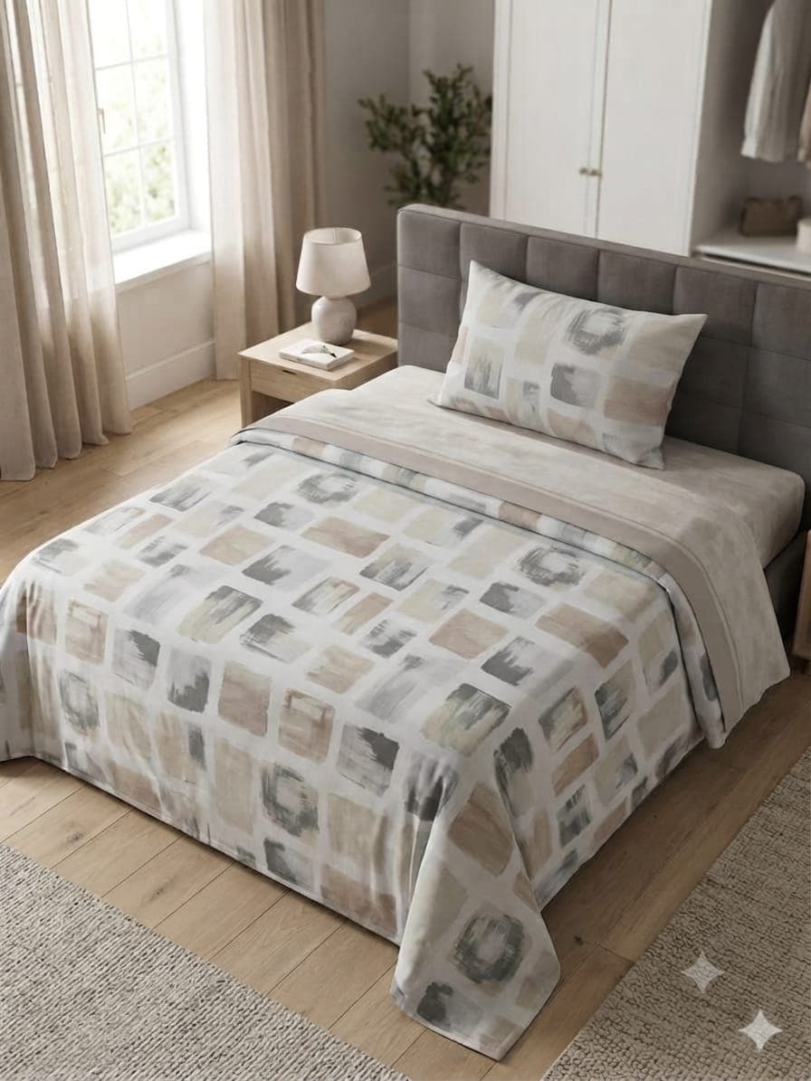 Completo Lenzuola Singolo Tessier Varianti Assortite in Cotone - 4