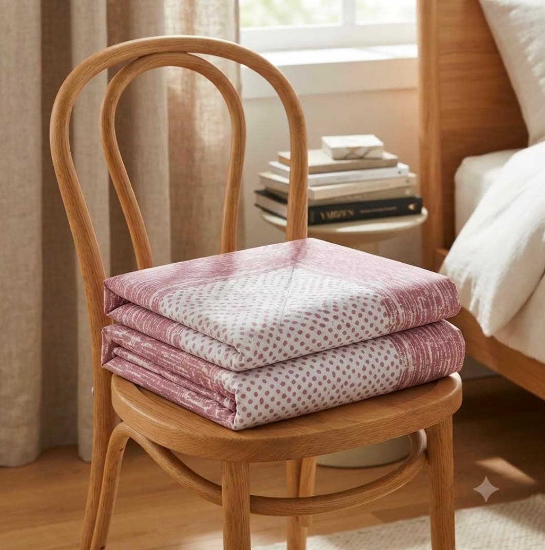 Completo Lenzuola 1 Piazza e 1/2 Pois Angel’s Collection – 100% Cotone Morbido e Naturale - 2