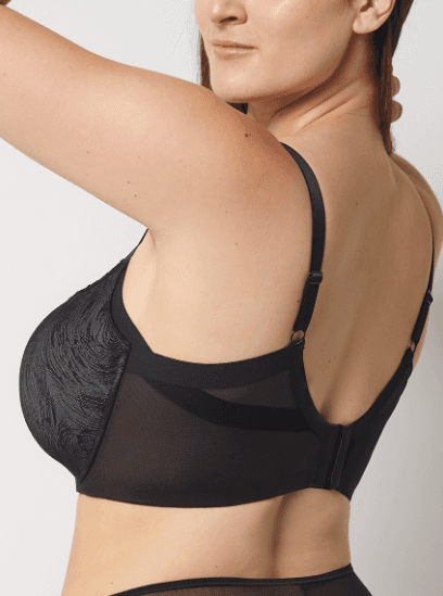 Selene Reggiseno Violeta Coppa C – Modellante con Ferretto, Coppe Imbottite e Tulle Incrociato - 5