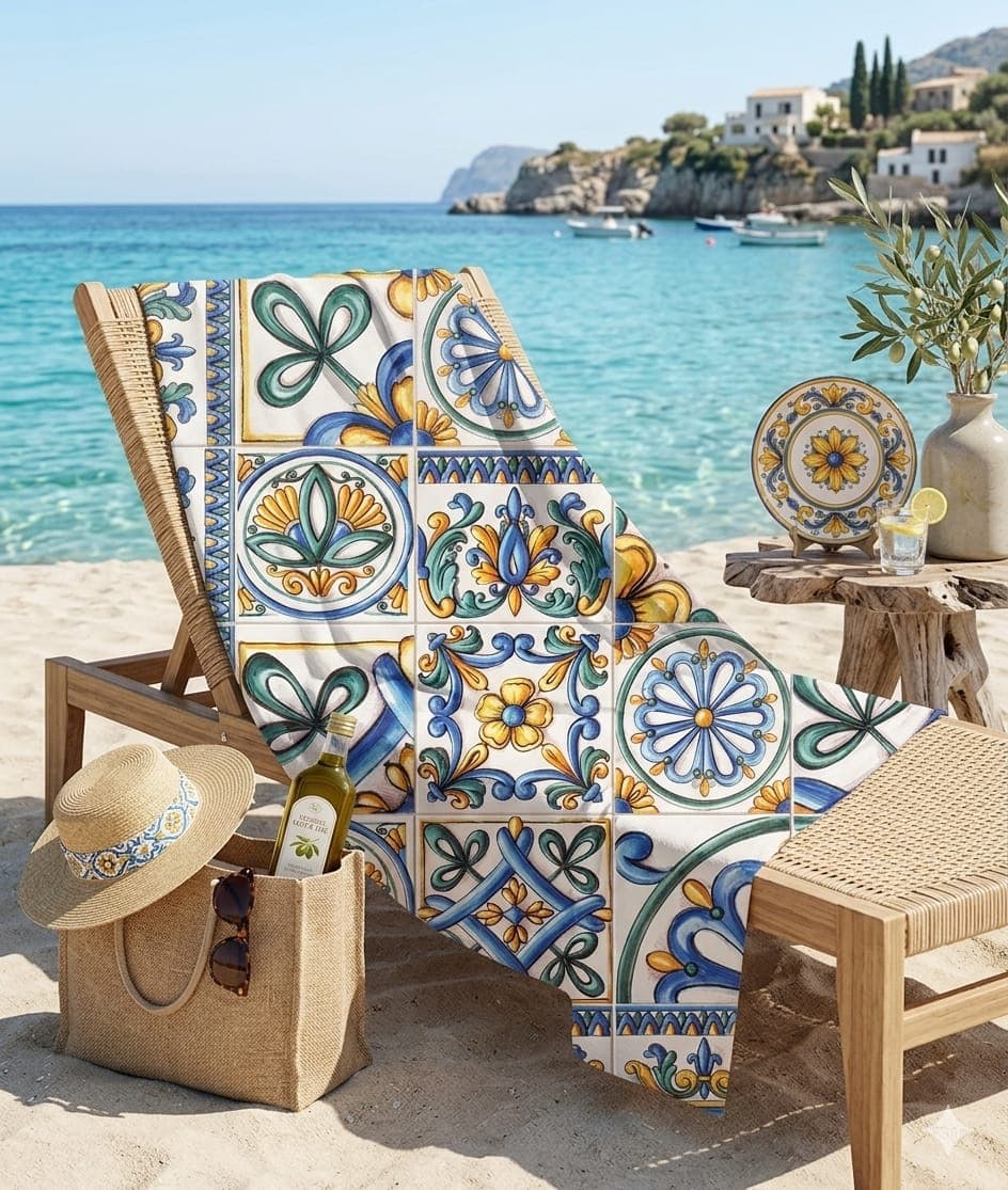 Telo Mare Papalina in Microfibra con Stampa Digitale 90x60 cm - 6