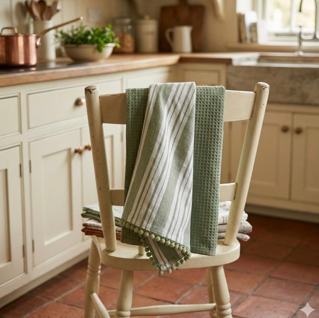 Set Strofinacci Preziosa Home Candida 3 Pezzi in Cotone 50x70 cm - 18