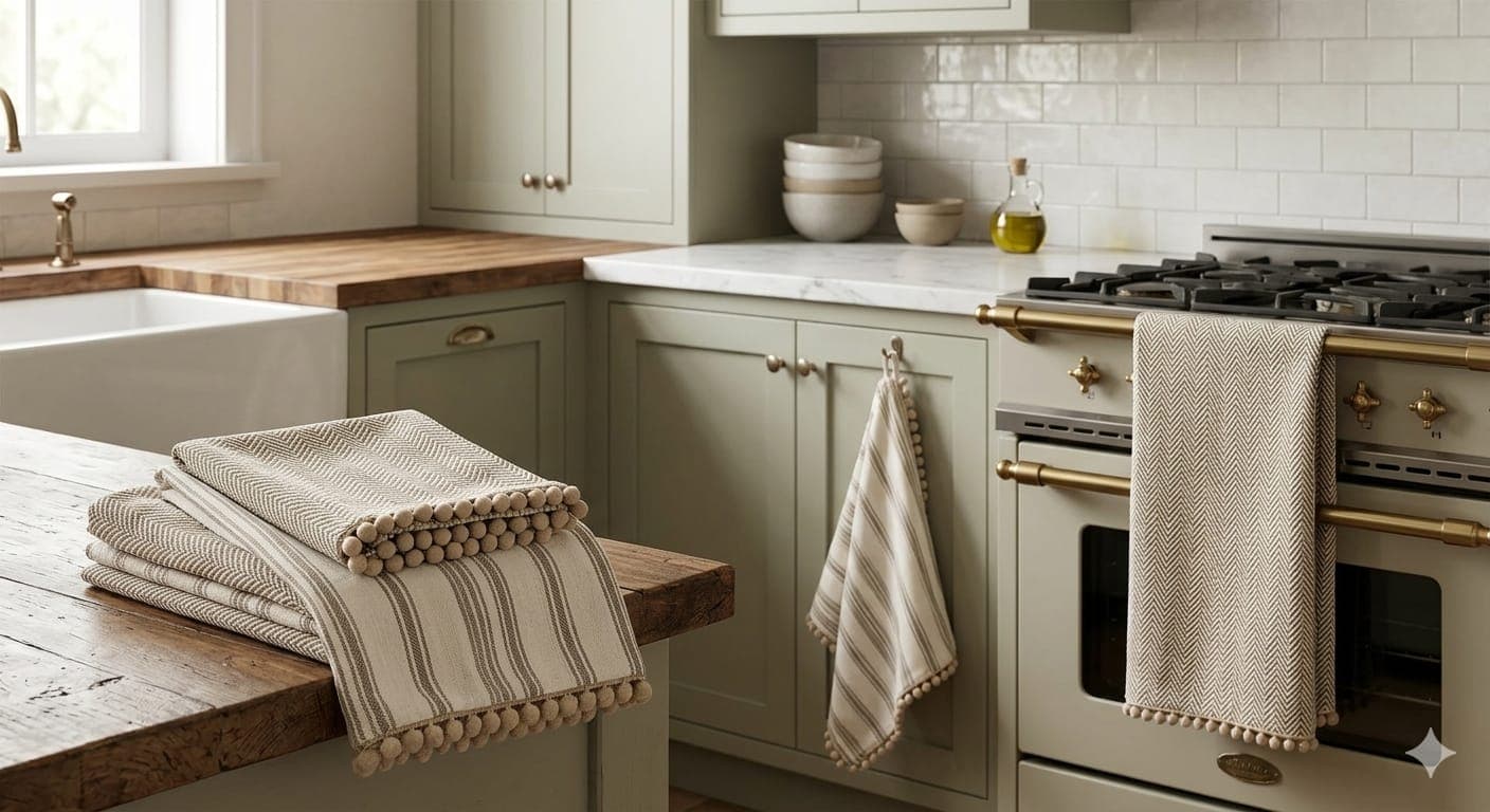 Set Strofinacci Preziosa Home Candida 3 Pezzi in Cotone 50x70 cm - 26