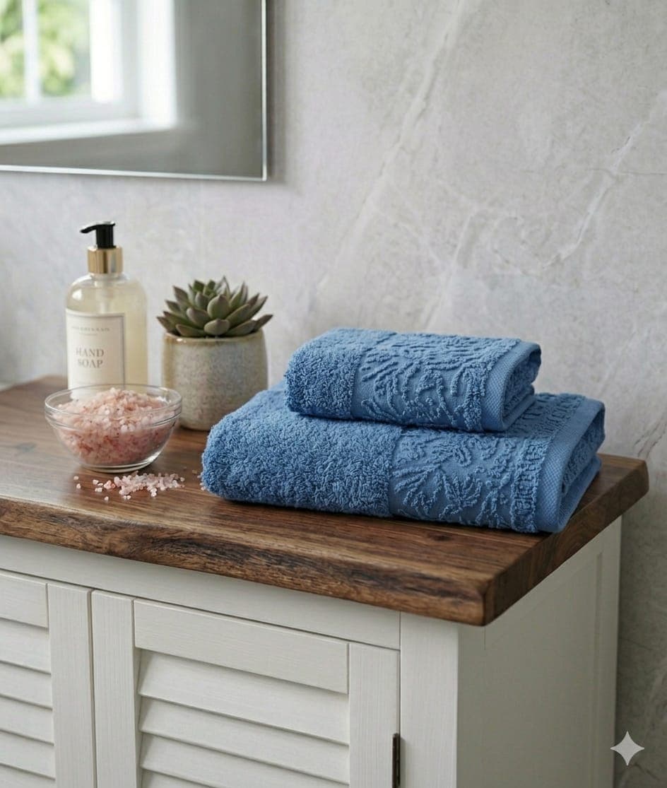 Set Asciugamani 1+1 Papalina in Spugna Jacquard - 1