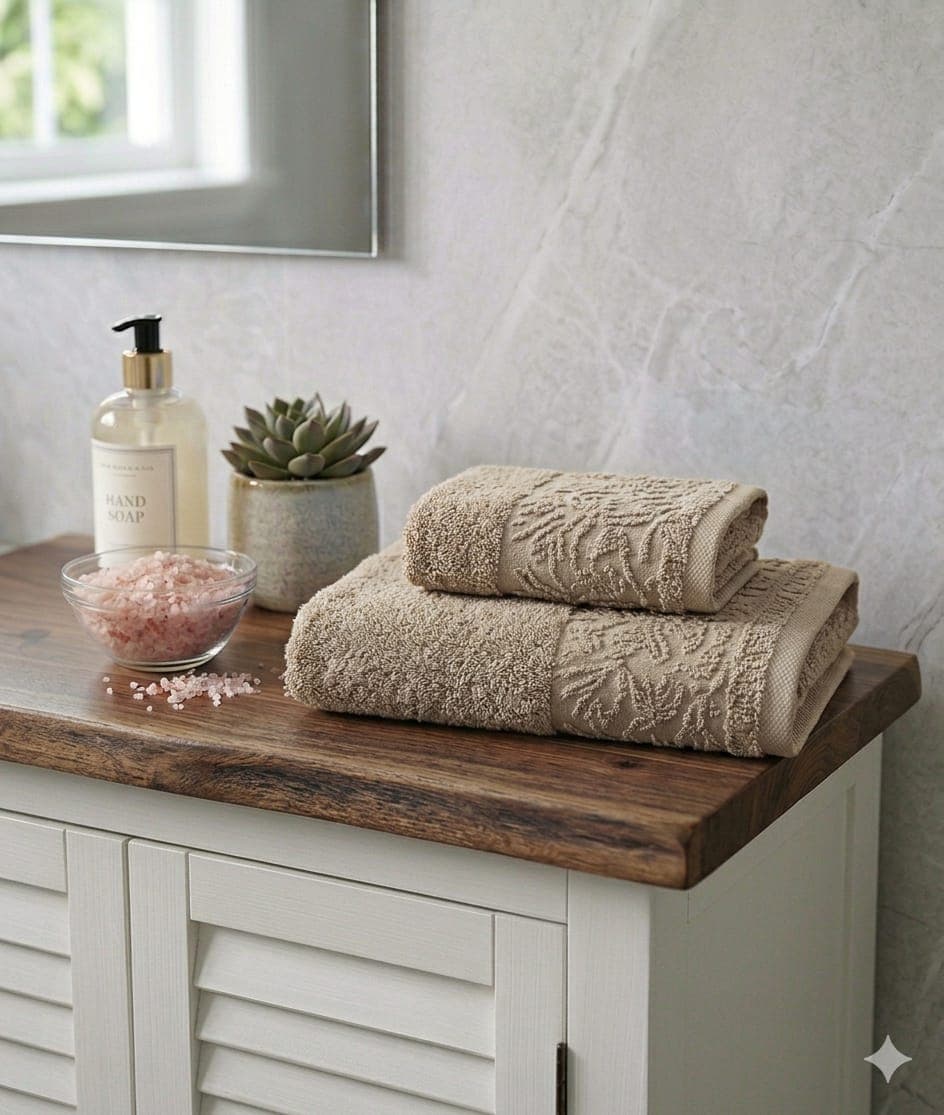 Set Asciugamani 1+1 Papalina in Spugna Jacquard - 7